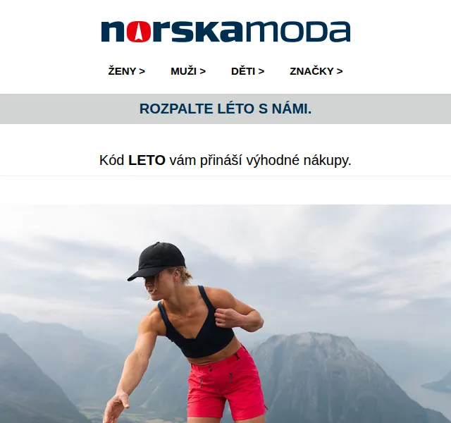 Norskamoda.cz: letní výprodej 20–54 % – červenec 2026 | Nuslet.cz