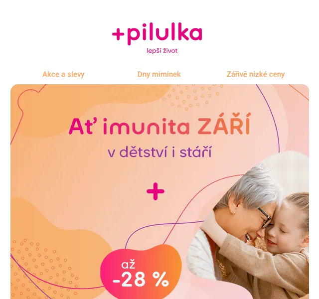Pilulka.cz: Sleva až 28 % na zdravou výbavu – červenec 2026 | Nuslet.cz