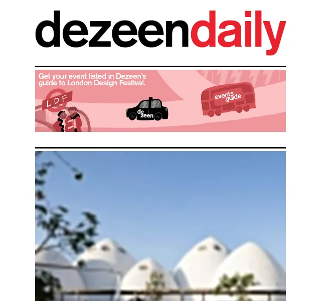 Dezeen Daily: Architektura a design – červen 2026 | Nuslet.cz