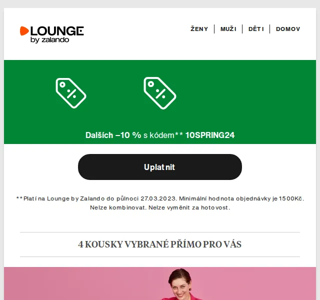 Lounge by Zalando: Nike, Mango, Desigual se slevou až 75 % – červen 2026 | Nuslet.cz