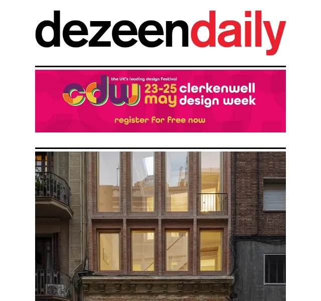 Dezeen Daily: Designové novinky z Milan Design Week – červen 2026 | Nuslet.cz