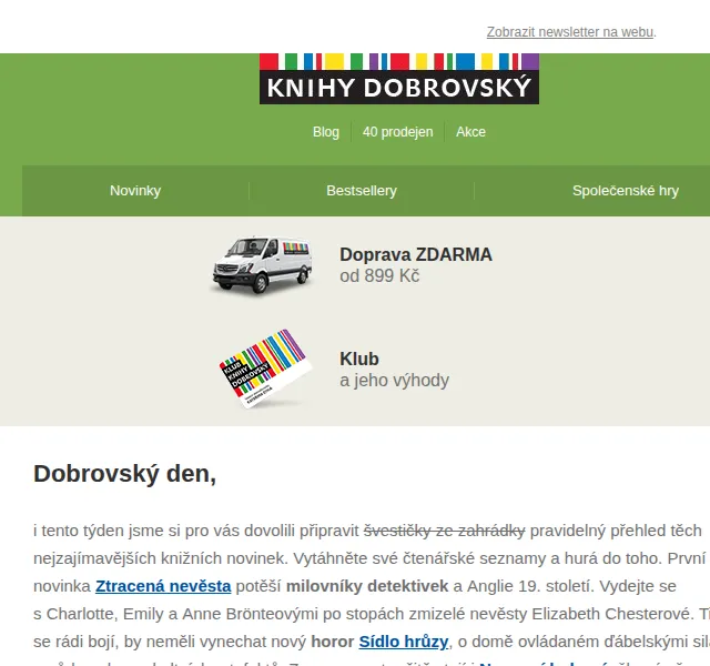 KnihyDobrovsky.cz: Detektivka, horor a romantika – červen 2026 | Nuslet.cz