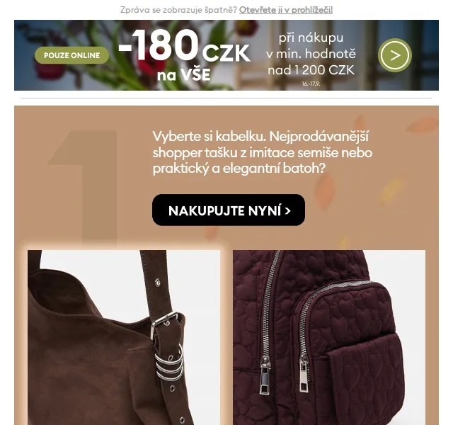 Sinsay: Podzimní doplňky – červen 2026 | Nuslet.cz