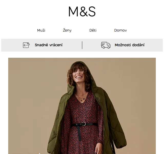 Marks and Spencer: Stylové kabáty a bundy na zimu – prosinec 2021 | Nuslet.cz