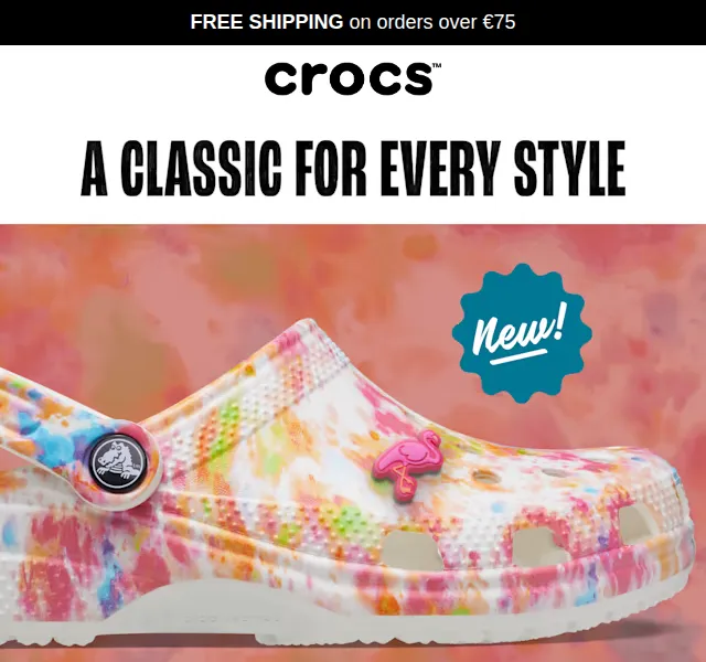 Crocs: Nová tie-dye kolekce – červen 2026 | Nuslet.cz