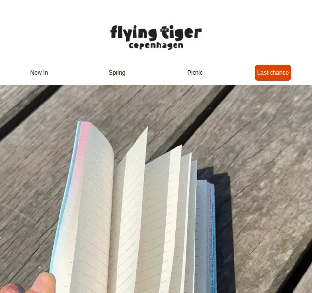 Flying Tiger Copenhagen: Deníky a papírenské zboží – červen 2026