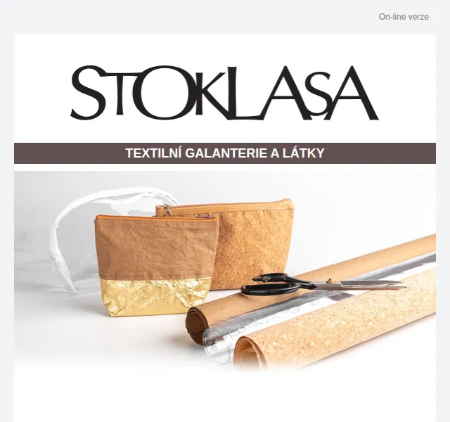 Stoklasa: Netradiční materiály na šití – červen 2026 | Nuslet.cz