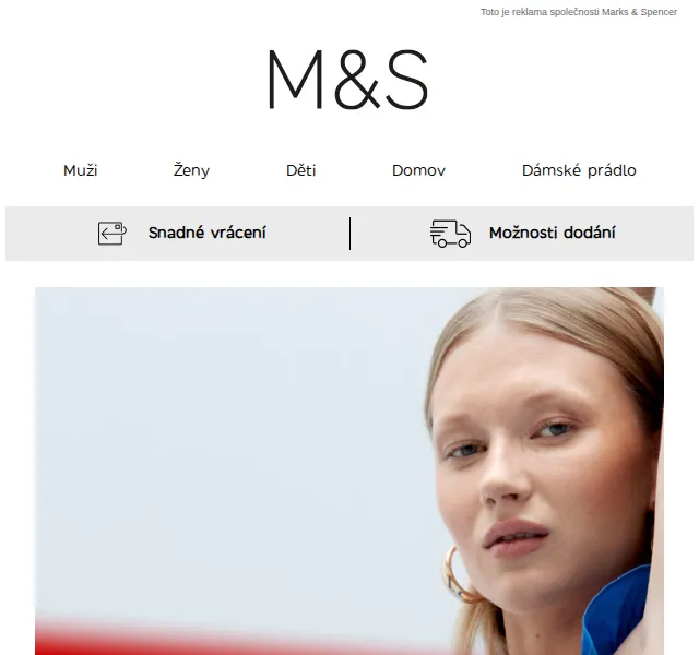 Marks and Spencer: 25% sleva na vybrané řady – červenec 2026 | Nuslet.cz