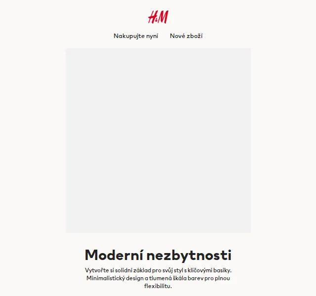 H&M: Základní basiky od 129 Kč – červen 2026 | Nuslet.cz