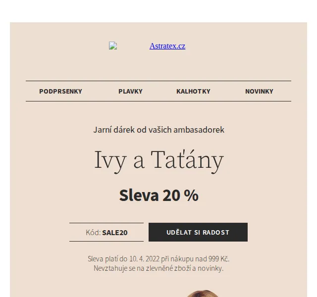 Astratex.cz: 20% sleva na udržitelnou módu – červen 2026 | Nuslet.cz