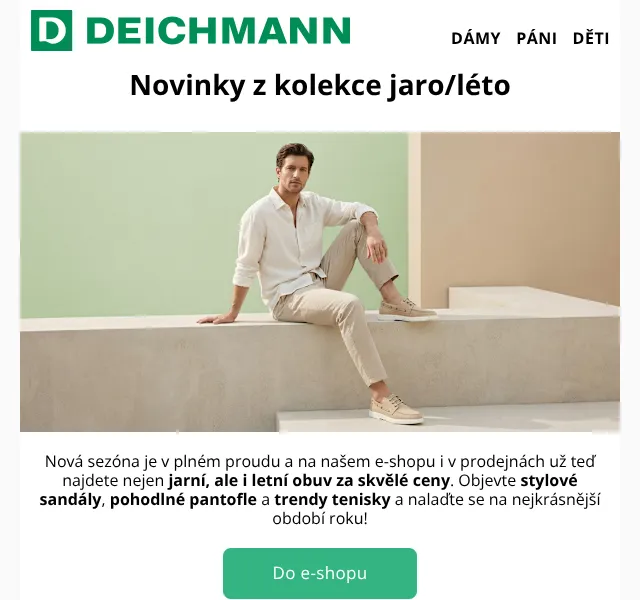 Deichmann: Doručení zdarma na veškerou obuv – květen 2026