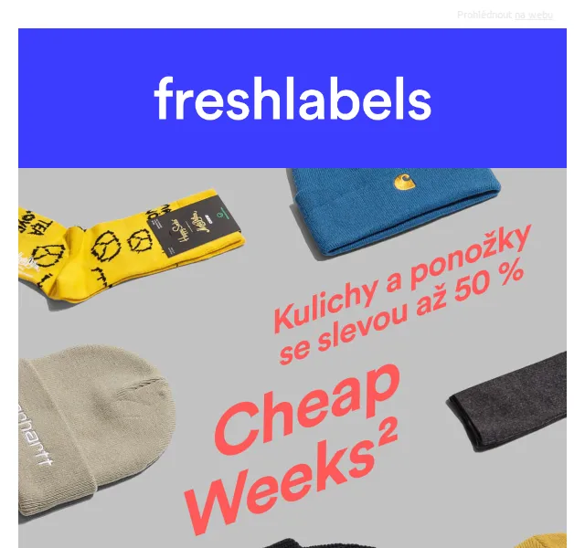 Freshlabels: Kunožky a polichy se slevou až 50 % – červen 2026 | Nuslet.cz