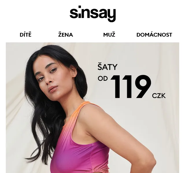 Sinsay: Dámské šaty mini, midi i maxi – červen 2026 | Nuslet.cz