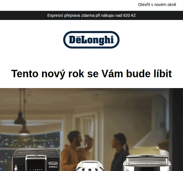 De'Longhi: Novoroční slevy až 15 % – červen 2026 | Nuslet.cz