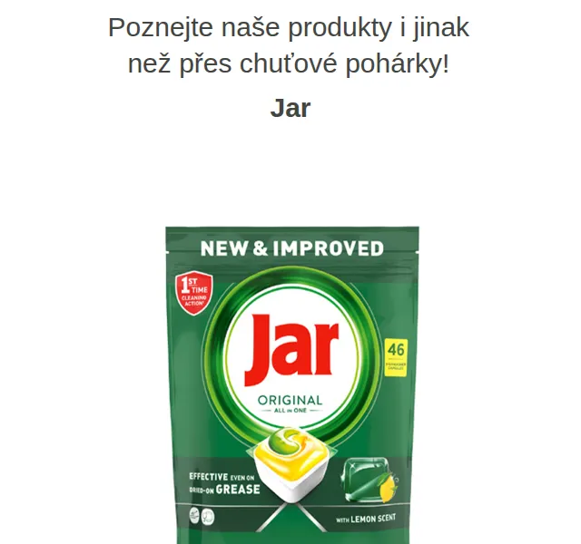 Váš HRUŠKA tým: mycí prostředek Jar – červen 2026 | Nuslet.cz