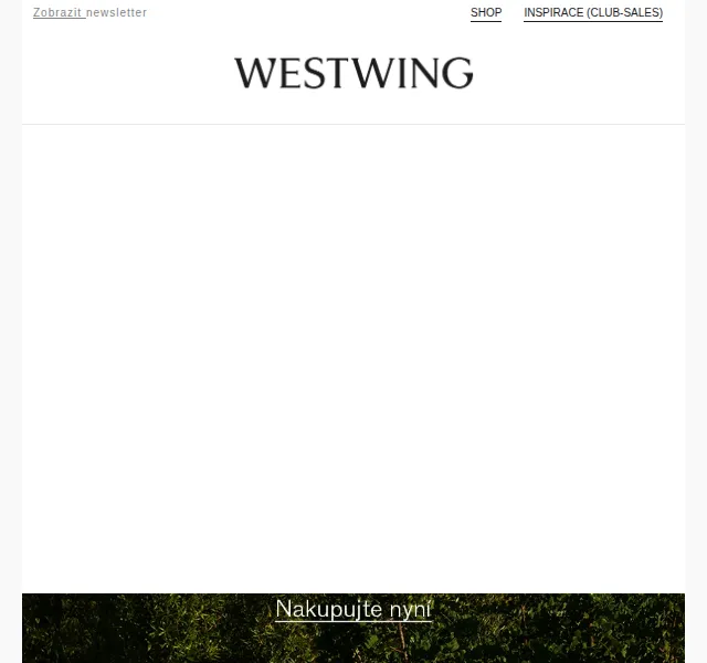 Westwing: Sleva až 40 % na vybrané značky – červen 2026 | Nuslet.cz