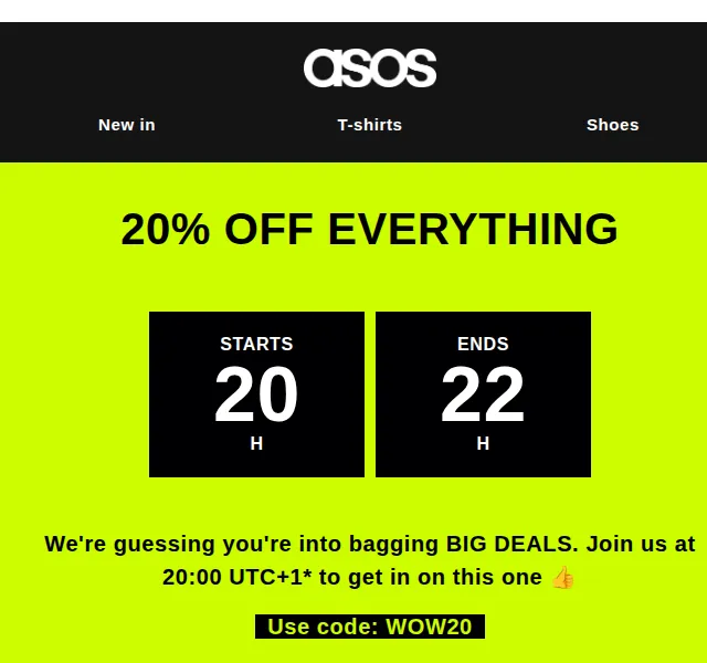 ASOS: sleva 20 % na vše – červen 2026 | Nuslet.cz