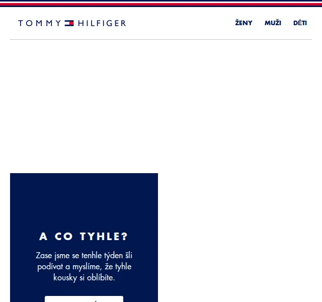 Tommy Hilfiger: Týdenní výběr pro vás – červen 2026 | Nuslet.cz