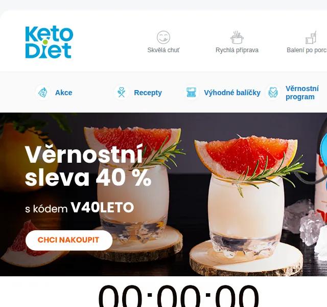 KetoDiet: Sleva 40 % pro věrné – červen 2026 | Nuslet.cz