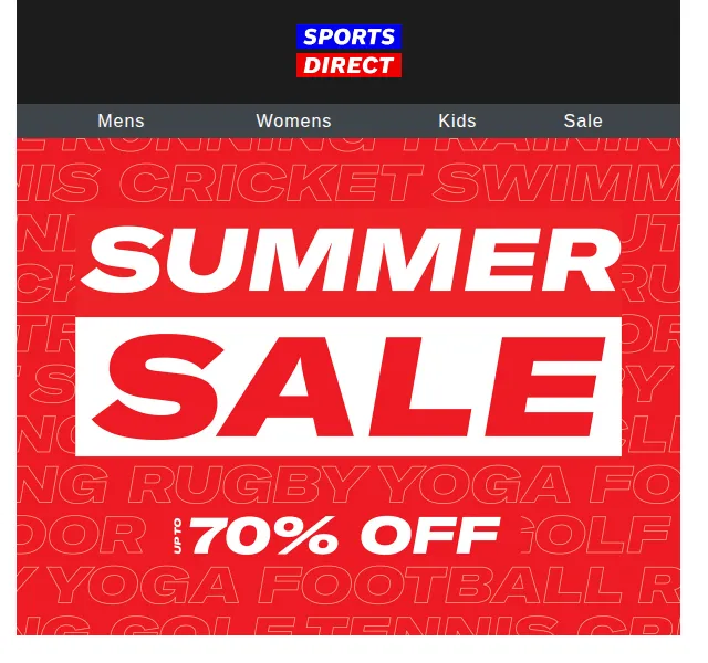 Sportsdirect: TOP nabídky do £40 – červen 2026 | Nuslet.cz