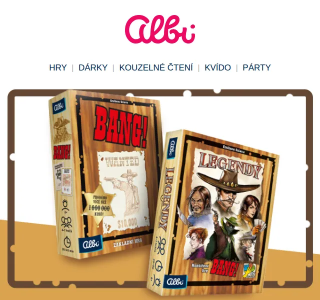 Albi: Bang! + rozšíření Legendy – červen 2026 | Nuslet.cz