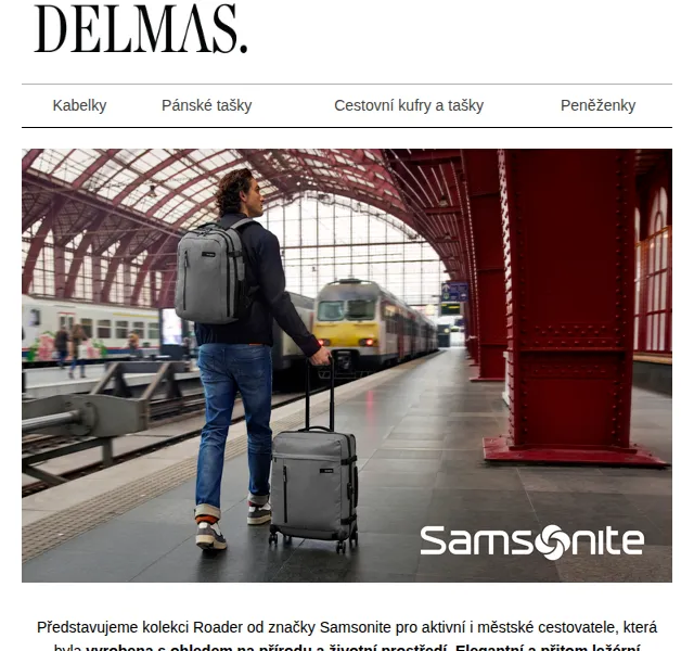 Delmas: Samsonite Roader – červen 2026 | Nuslet.cz