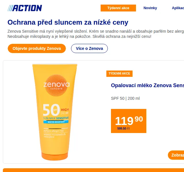 Action: Sleva na solární osvětlení a grily – červen 2026