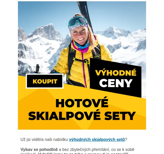 Namcheshop: skialpové sety až 70% sleva – červen 2026 | Nuslet.cz