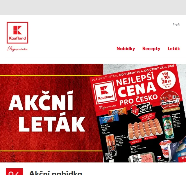 Kaufland: Zmrzlina Manhattan 74,90 Kč – červen 2023 | Nuslet.cz