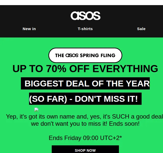 ASOS Sale: sleva až 70 % na vše – červen 2026 | Nuslet.cz