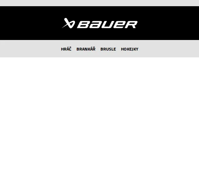 Bauer Hockey Česko: Batoh ve tvaru rukavice a nákrčníky od 449 Kč – červen 2026 | Nuslet.cz