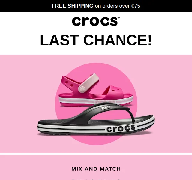 Crocs: 2 kusy za 40 € – červen 2026 | Nuslet.cz