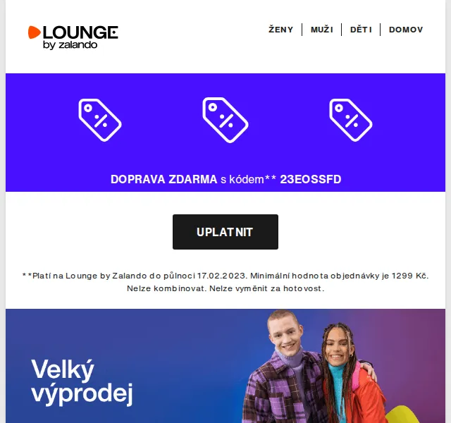 Lounge by Zalando: Výprodej až 80 % – červen 2026 | Nuslet.cz