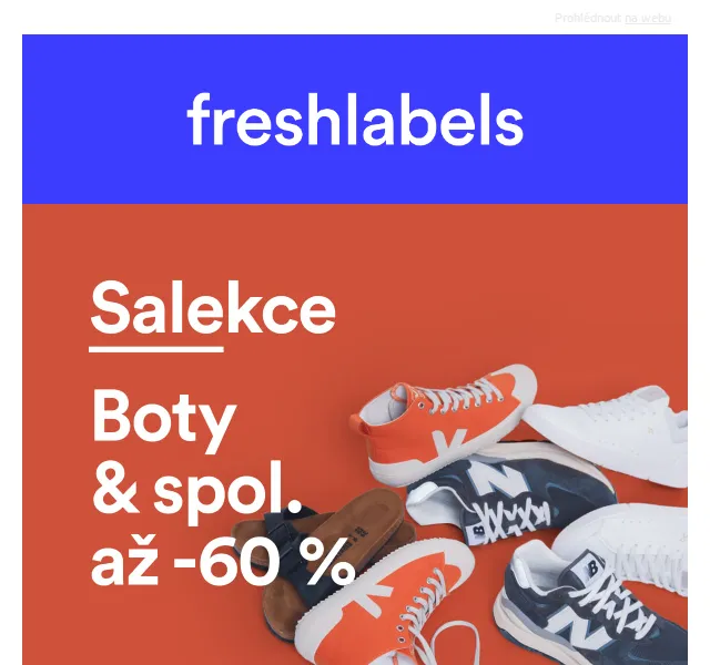 Freshlabels: Boty se slevou až 60 % – červen 2026 | Nuslet.cz
