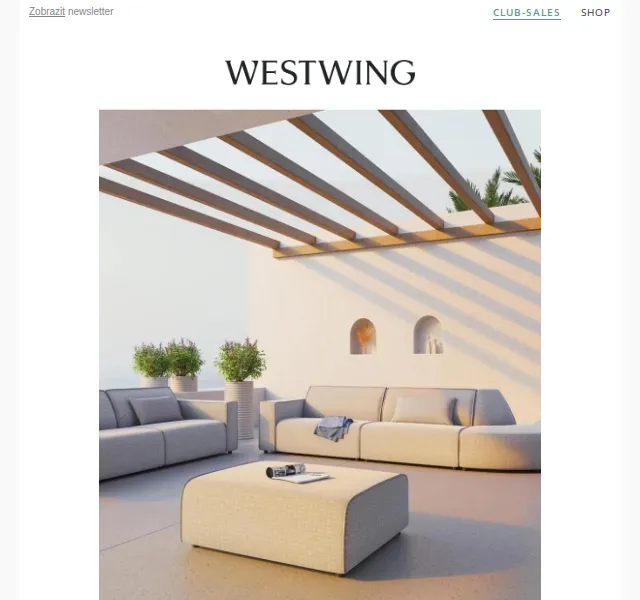 Westwing: Calme Jardin luxusní zahradní nábytek – červenec 2026 | Nuslet.cz