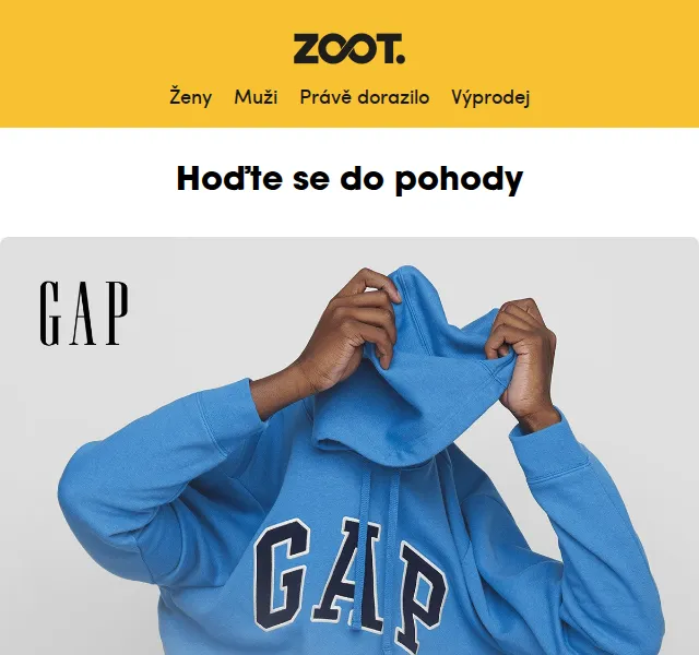 ZOOT: Výprodej GAP tepláky a mikiny – červen 2026 | Nuslet.cz