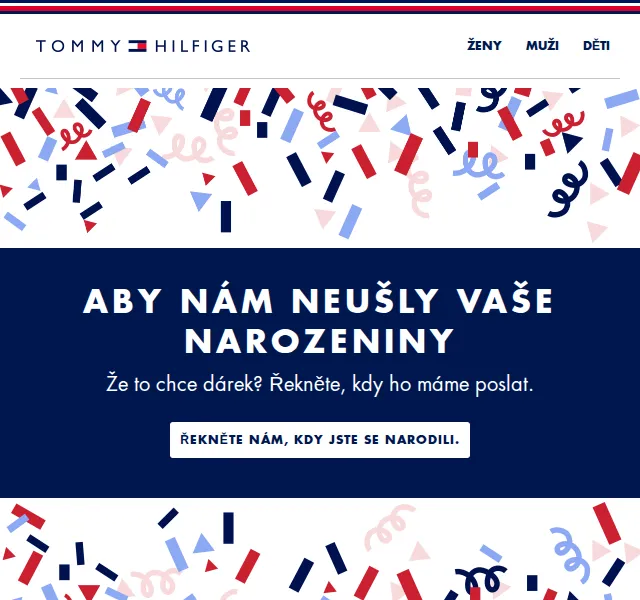 Tommy Hilfiger: Dárek k narozeninám – červen 2026 | Nuslet.cz