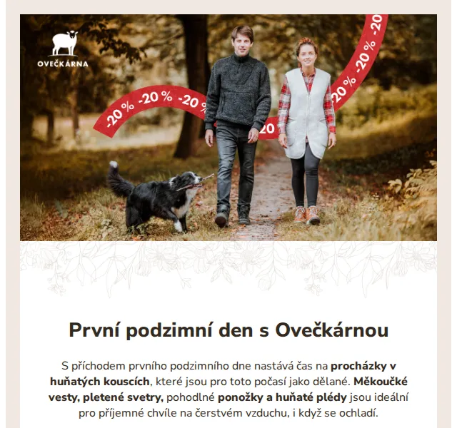 Ovečkárna: 20% sleva na huňaté módní kousky – červenec 2026 | Nuslet.cz