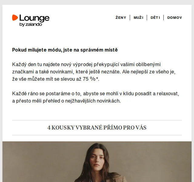 Lounge by Zalando: GANT, Ralph Lauren Home, DKNY – slevy až 75 % – červen 2026 | Nuslet.cz