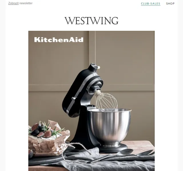 Westwing: Extra -20 % na Bazaar, KitchenAid a Stackers – červenec 2026 | Nuslet.cz