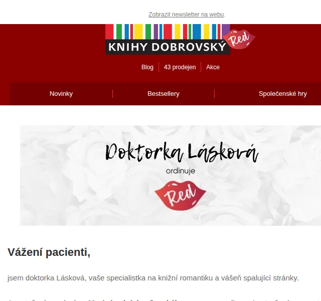 KnihyDobrovsky.cz: Sleva 30 % na RED knihy – červen 2026 | Nuslet.cz