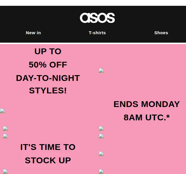 ASOS Sale: Až 50% sleva na denní i noční styl – červen 2026 | Nuslet.cz