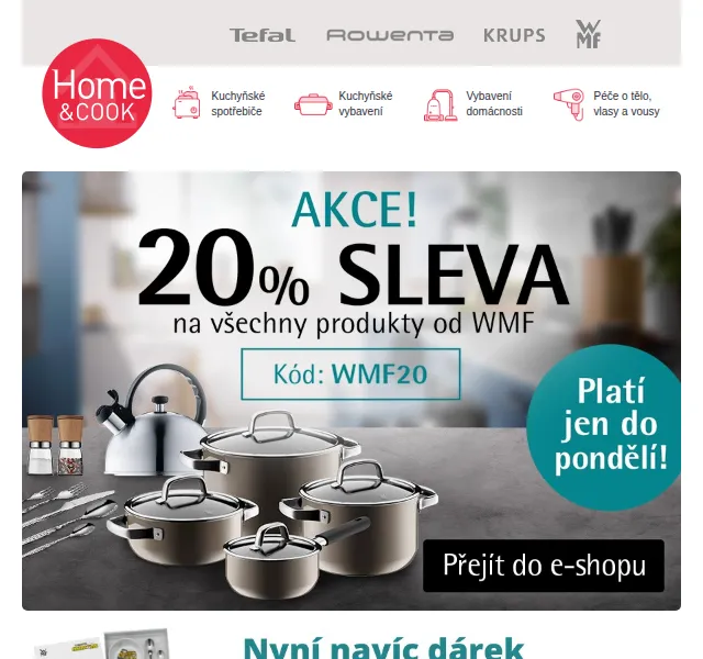 Home & Cook: 20% sleva na WMF – červen 2026 | Nuslet.cz