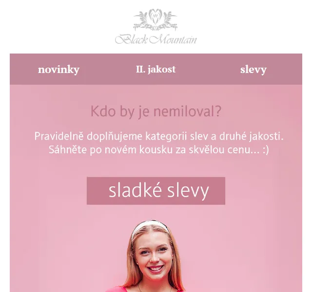 Black Mountain: Sladké slevy na II. jakost – červen 2026 | Nuslet.cz