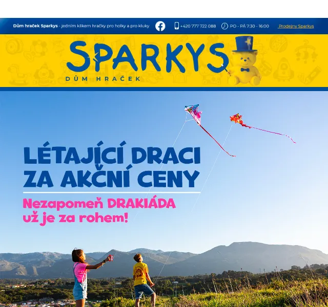 Sparkys: Létající draci za akční ceny – červen 2026 | Nuslet.cz