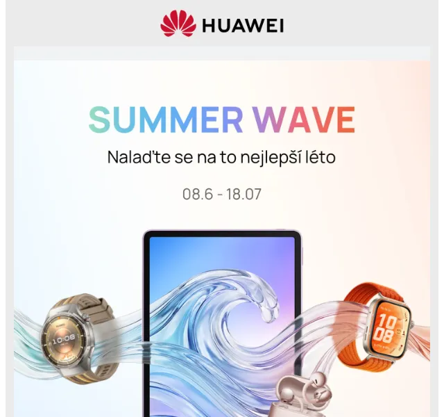Huawei.cz: Letní sleva 15 % – červenec 2026 | Nuslet.cz