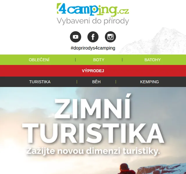 4camping: Zimní turistika – akce + SOUTĚŽ – červen 2026 | Nuslet.cz