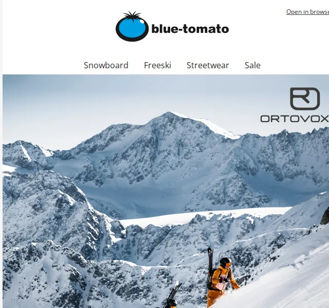 BLUE TOMATO: ORTOVOX výbava a slevy – červen 2026 | Nuslet.cz