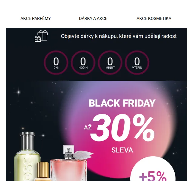 Notino Black Friday: až 35% sleva na parfémy a kosmetiku – duben 2026
