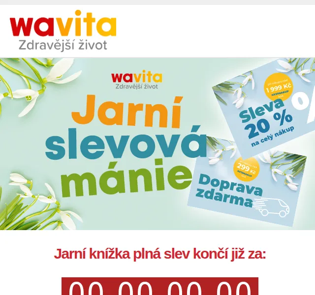 Wavita: Slevy až 25 % z jarní knížky – červen 2026 | Nuslet.cz